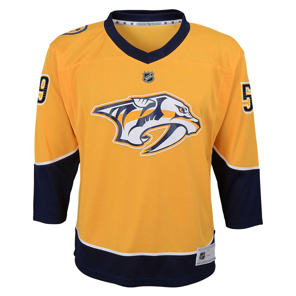 Roman Josi Nashville Predators Youth  Home Replica Player Jersey - Gold
