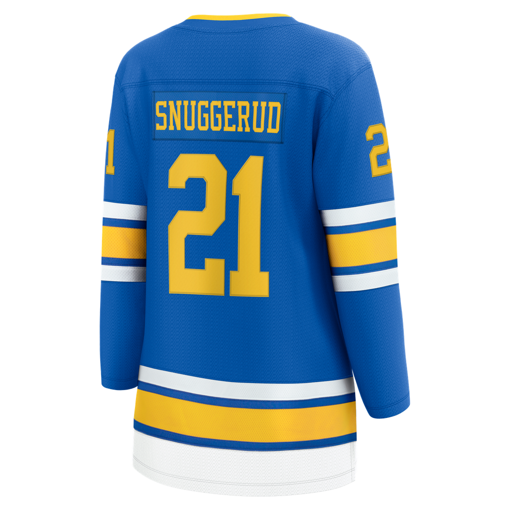 Jimmy Snuggerud St. Louis Blues Fanatics Women's Home Breakaway Jersey - Blue