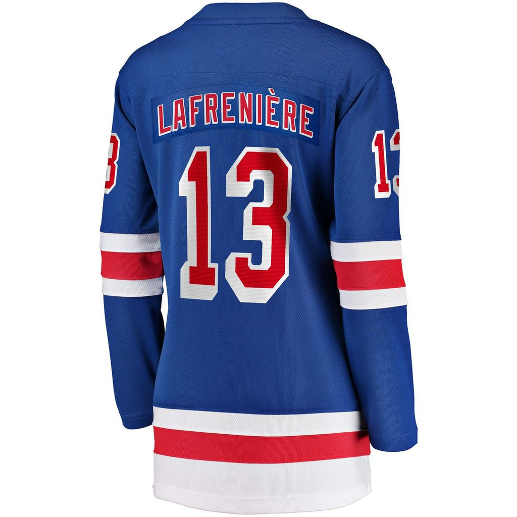 Alexis Lafrenière New York Rangers Fanatics Women's Breakaway Player Jersey - Blue