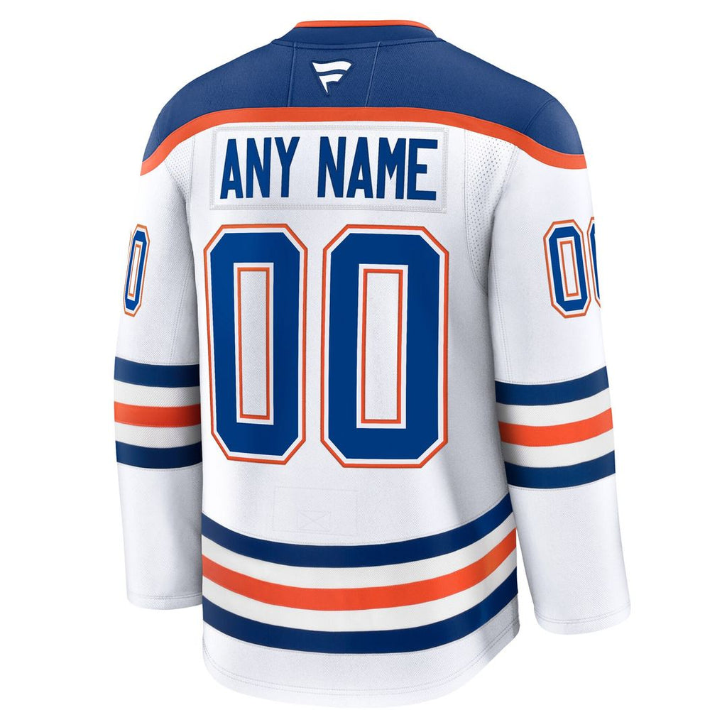 Edmonton Oilers Fanatics Home Premium Custom Jersey - Royal