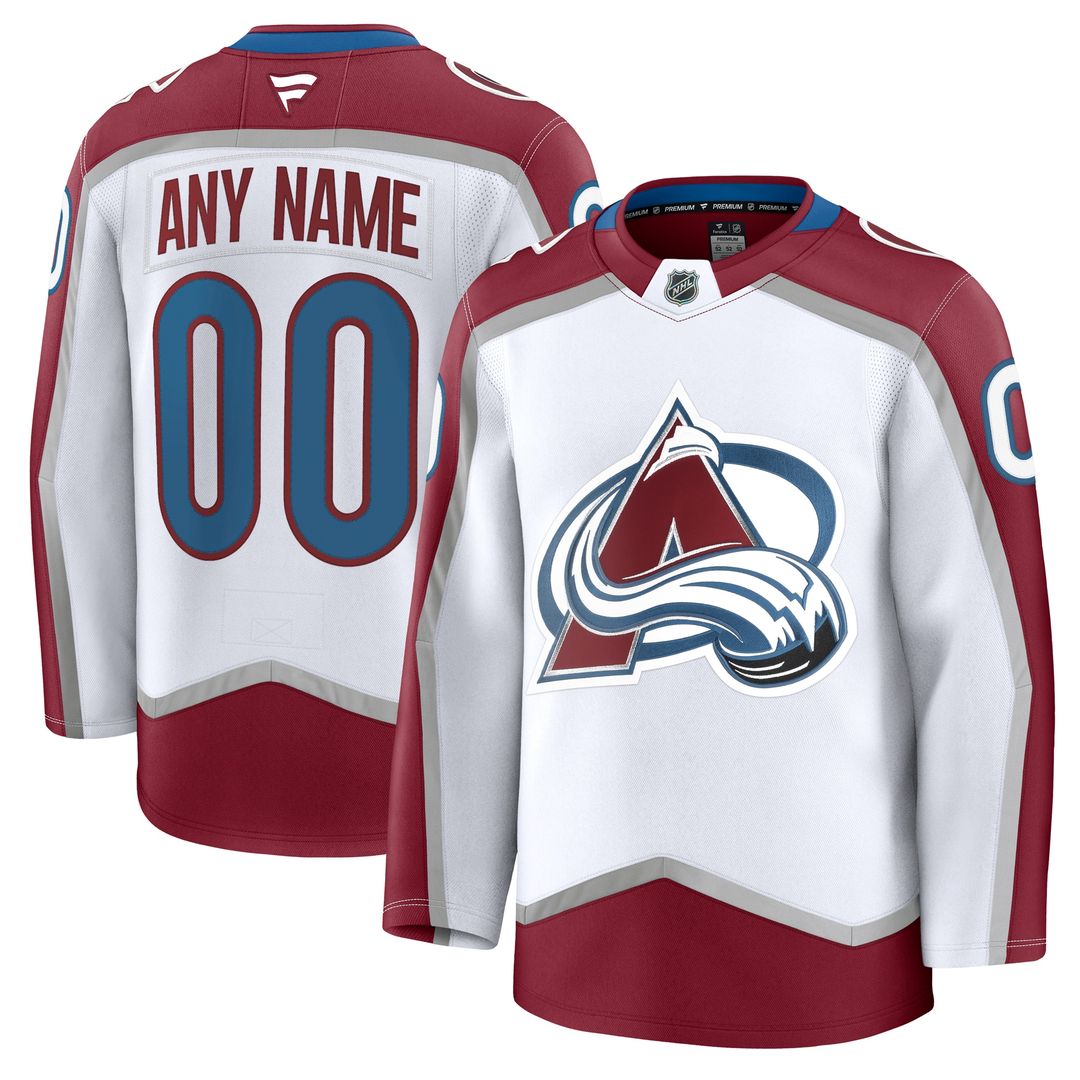 Colorado Avalanche Fanatics Alternate Heritage Premium Custom Jersey - Blue