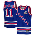 Mark Messier New York Rangers Mitchell & Ness Youth Maxxed Out Fashion Basketball Jersey - Blue
