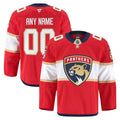 Florida Panthers Fanatics Home Authentic Pro Custom Jersey - Red