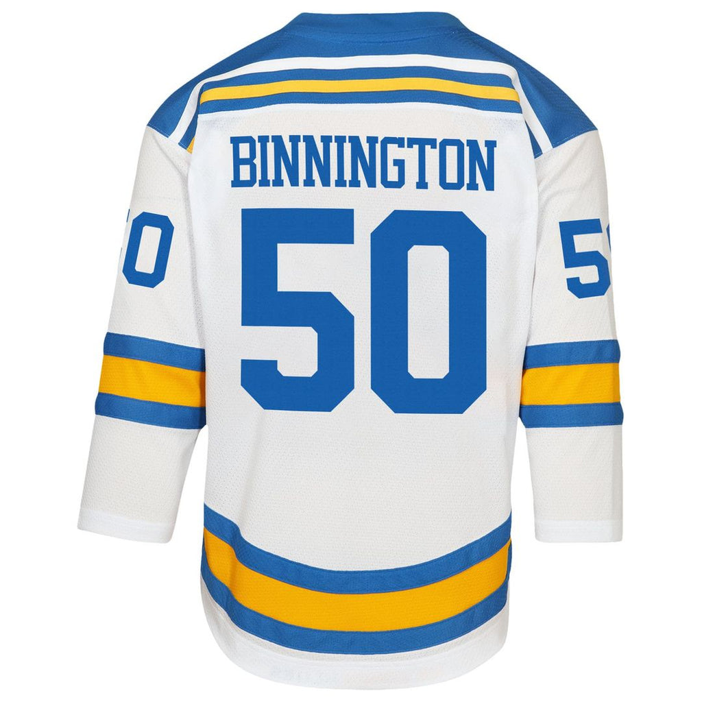 Jordan Binnington St. Louis Blues Outerstuff Youth Home Replica Player Jersey - Blue