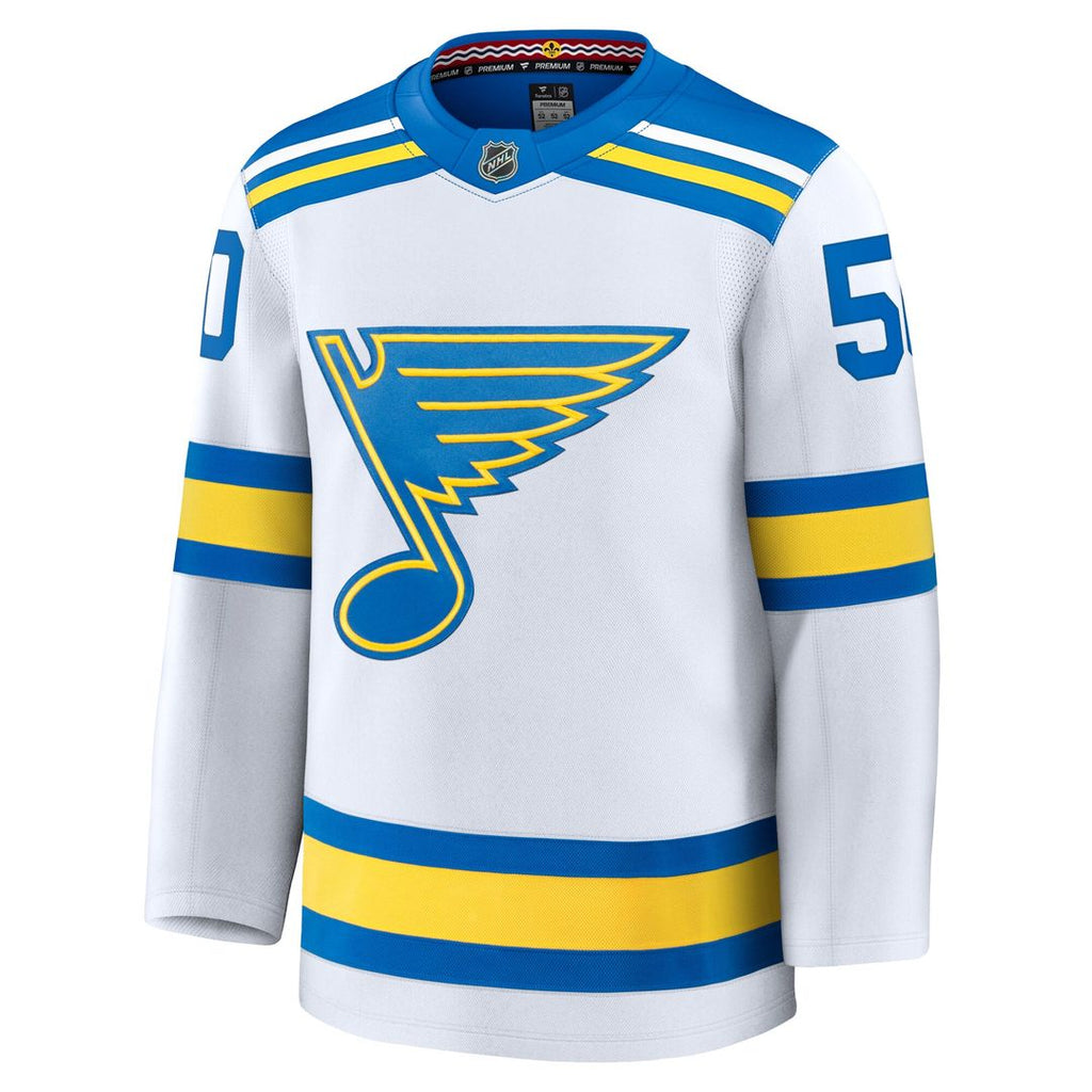 Jordan Binnington St. Louis Blues Fanatics Home Premium Player Jersey - Blue