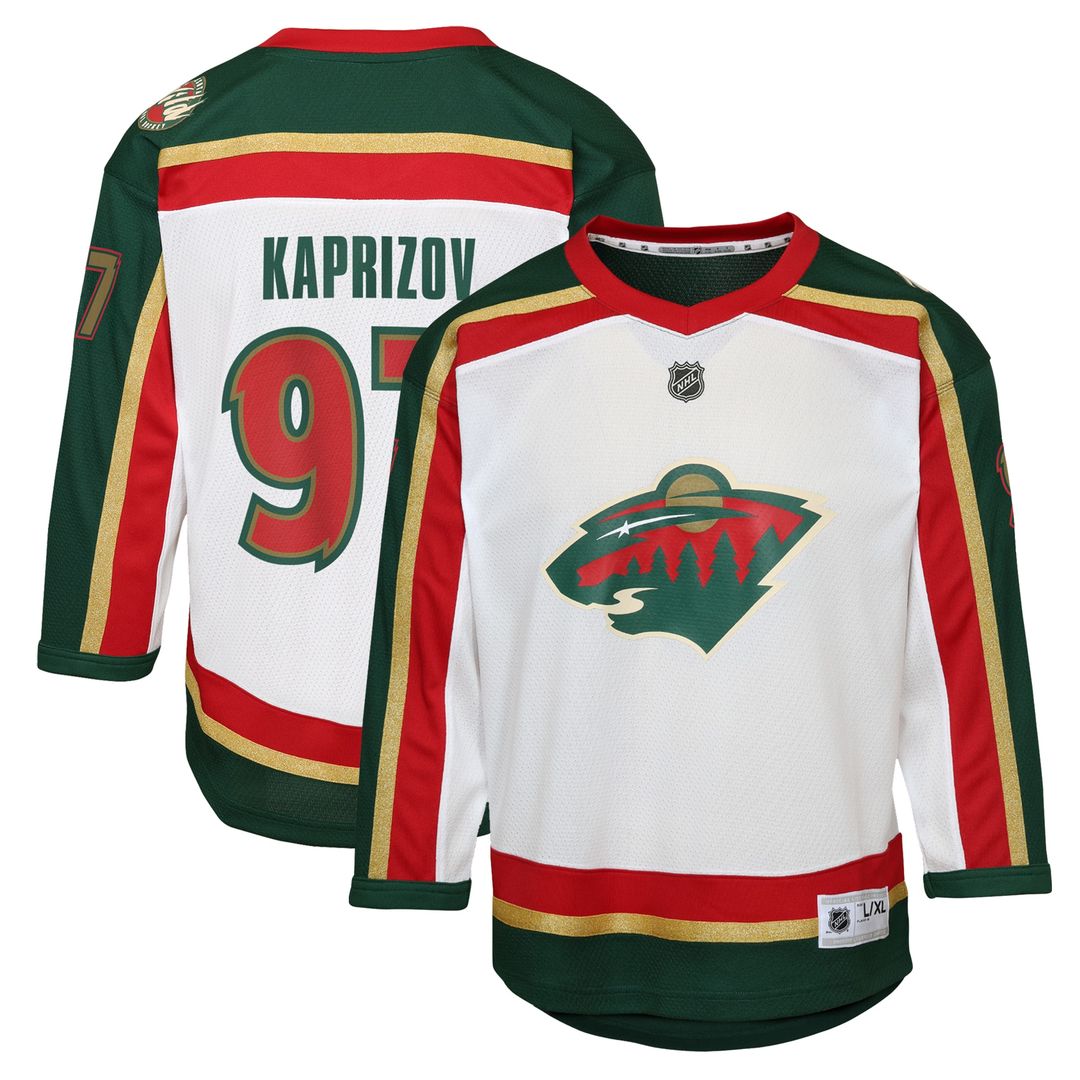 Kirill Kaprizov Minnesota Wild Youth 25th Anniversary Replica Player Jersey - White