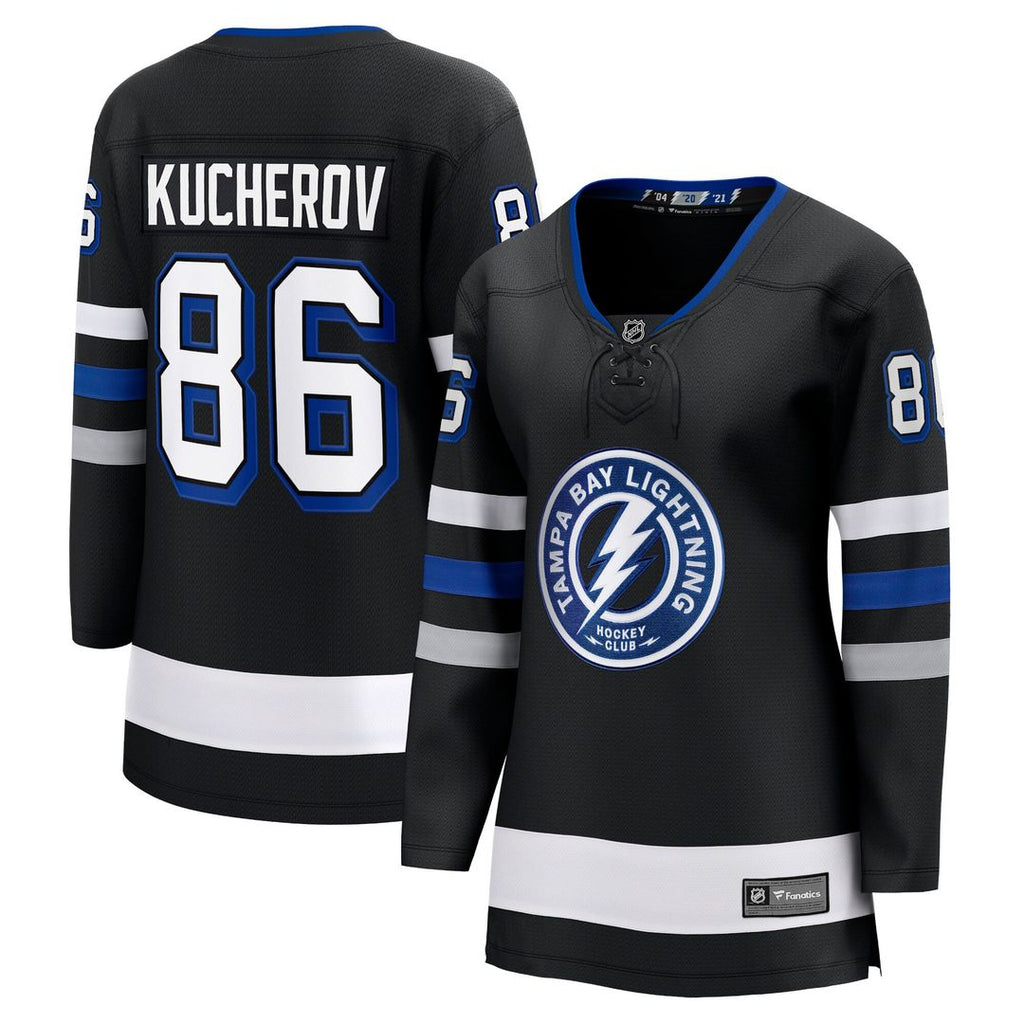 Nikita Kucherov Tampa Bay Lightning Fanatics Women's  Breakaway Jersey - Black