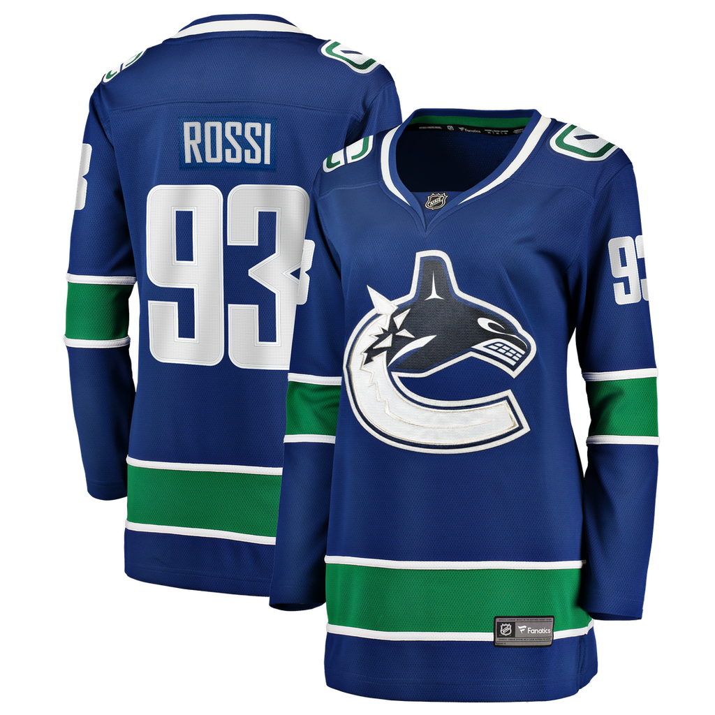 Marco Rossi Vancouver Canucks Fanatics Women's Home Breakaway Player Jersey - Blue