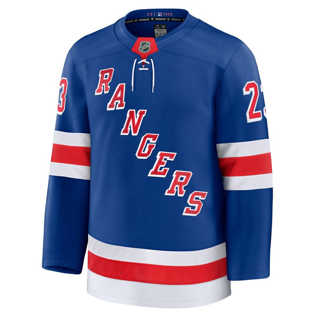 Adam Fox New York Rangers Fanatics Home Premium Jersey - Blue