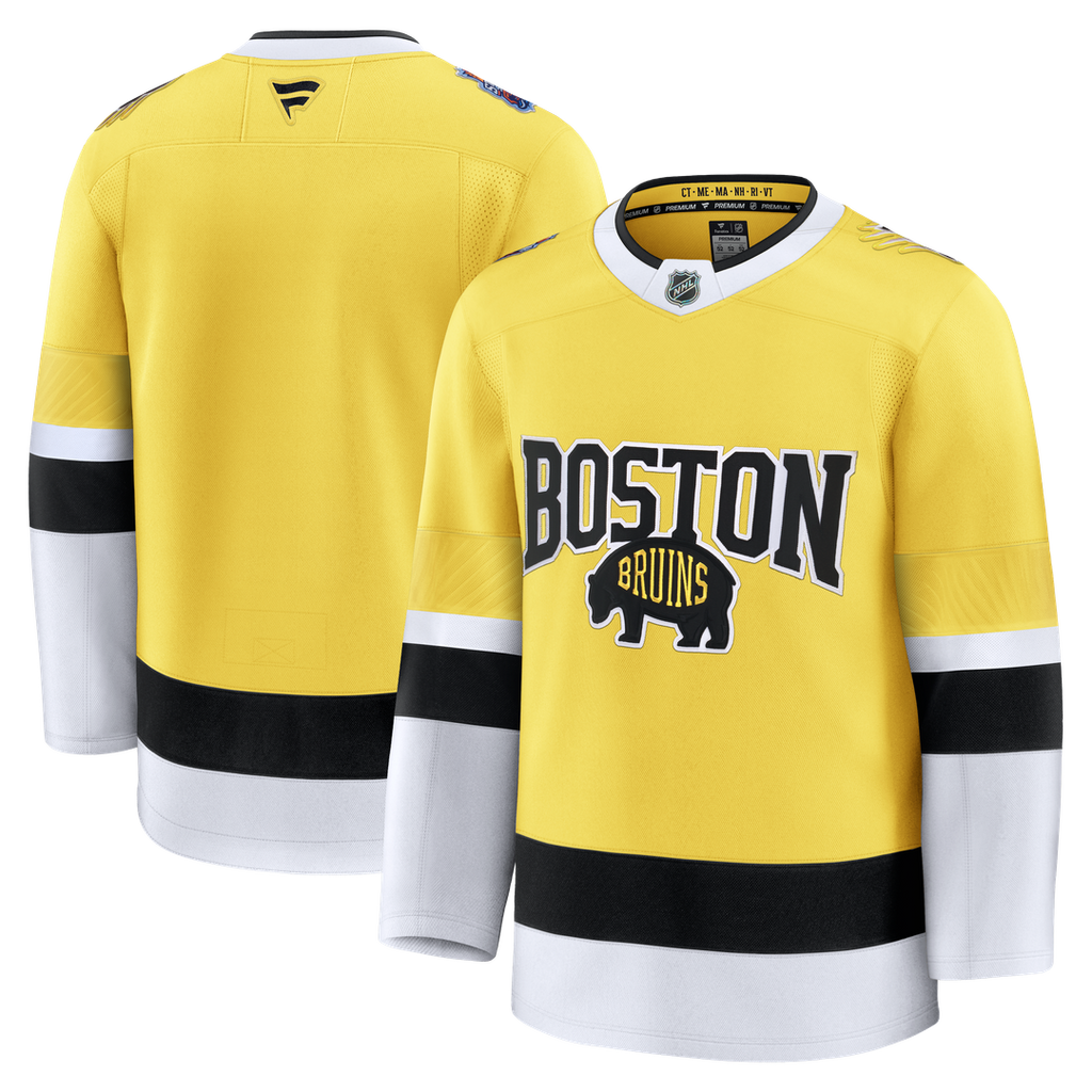 Boston Bruins Fanatics 2026 NHL Stadium Series Premium Custom Jersey - Gold