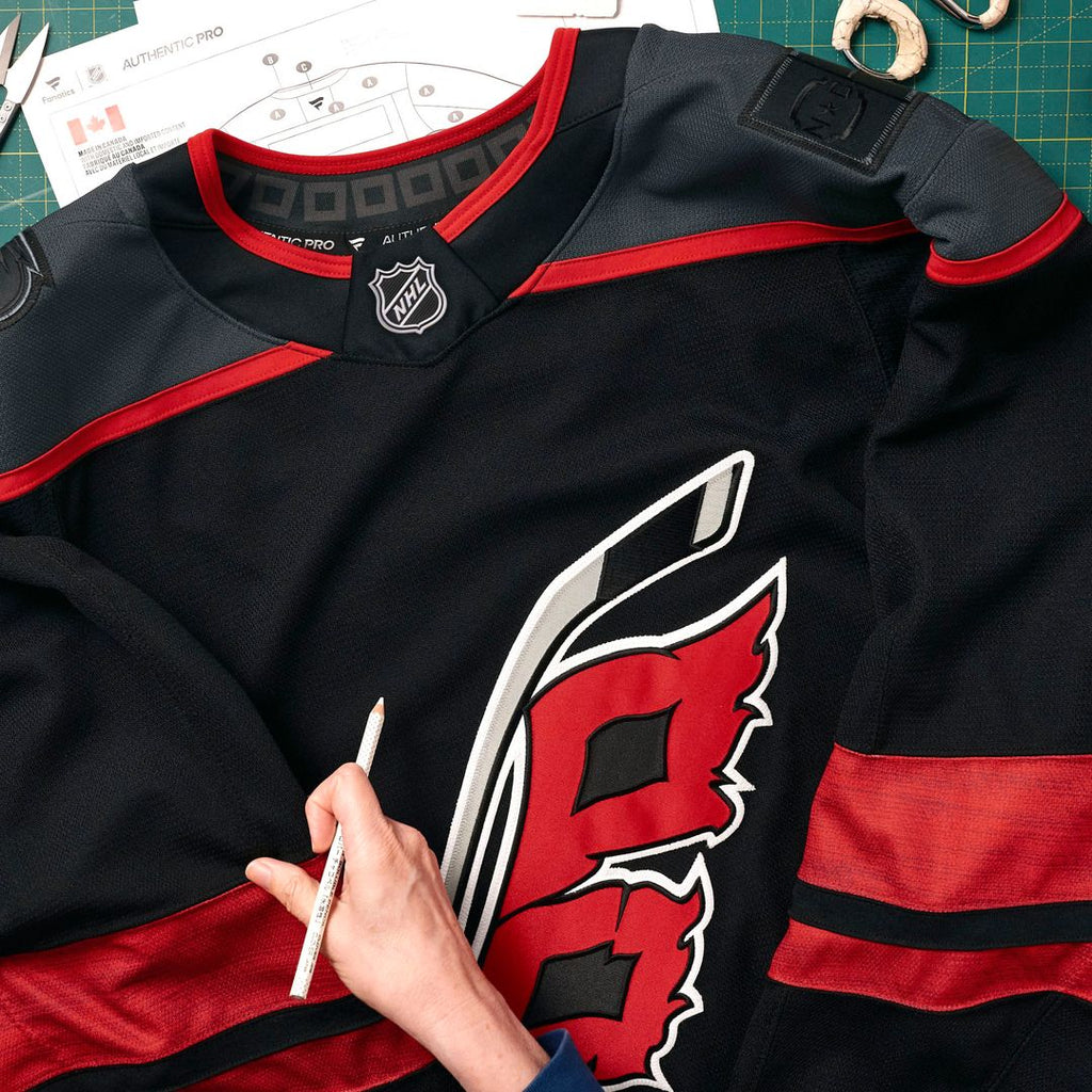 Carolina Hurricanes Fanatics Home Authentic Pro Jersey - Black