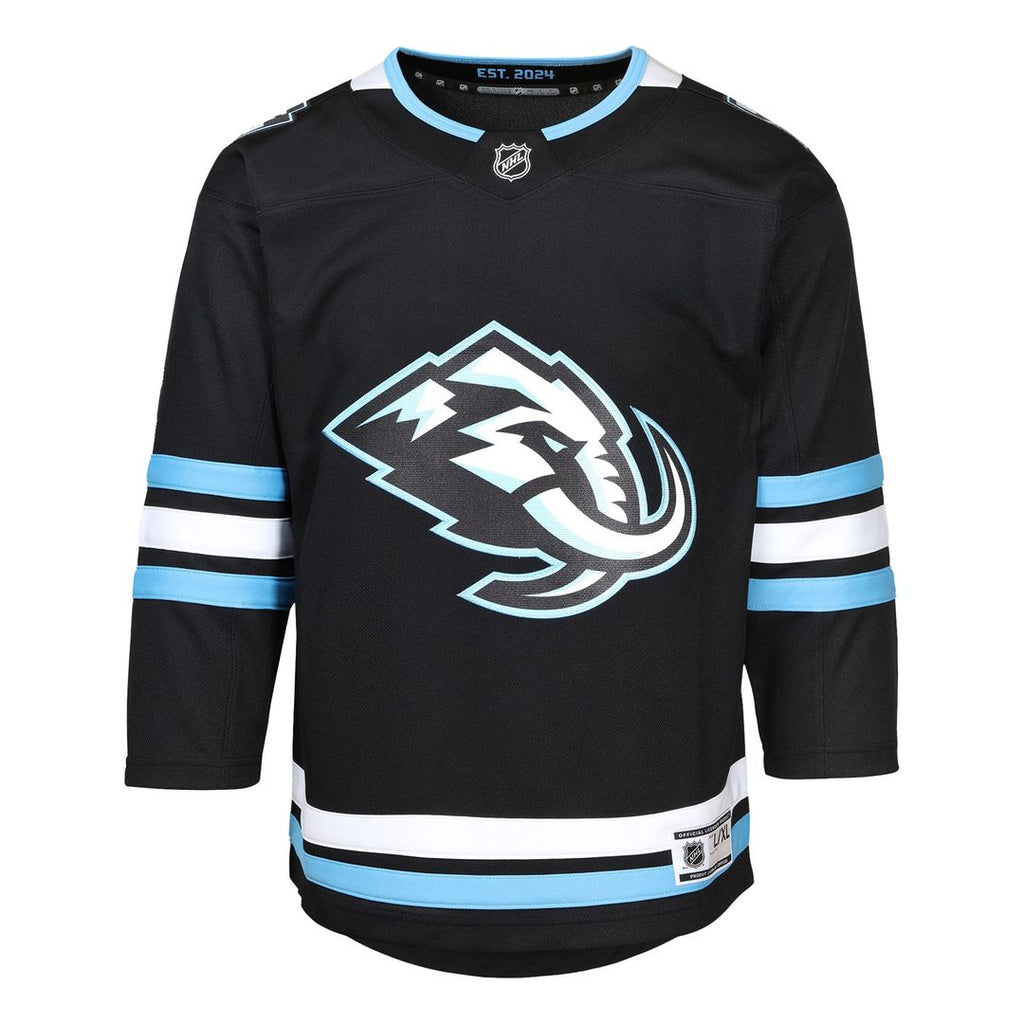 Utah Mammoth Youth Home Premier Jersey - Black