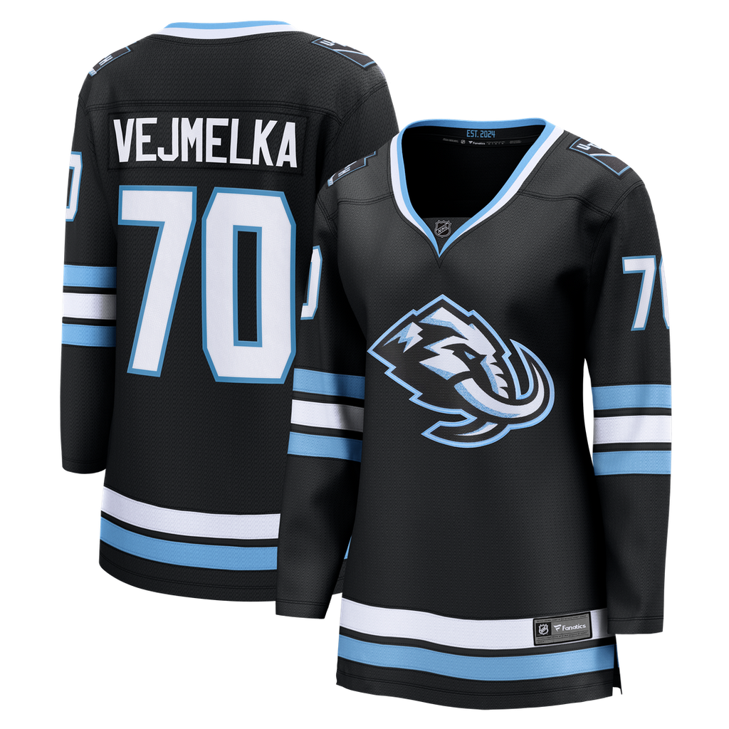 Karel Vejmelka Utah Mammoth Fanatics Women's Home Breakaway Jersey - Black