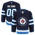 Winnipeg Jets Fanatics Home Authentic Pro Custom Jersey - Navy