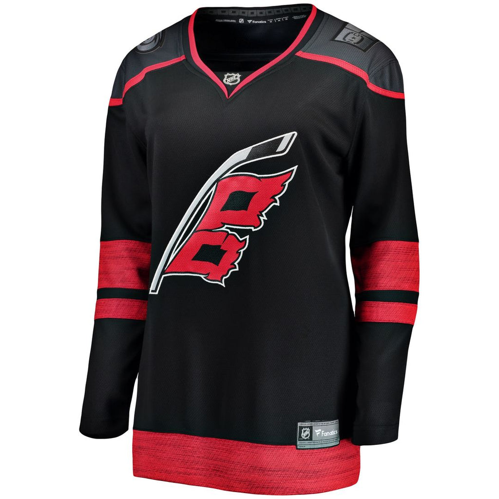Carolina Hurricanes Fanatics Women's Home Breakaway Jersey - Black