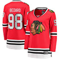 Connor Bedard Chicago Blackhawks Fanatics Women's Home Breakaway Player Jersey - Red