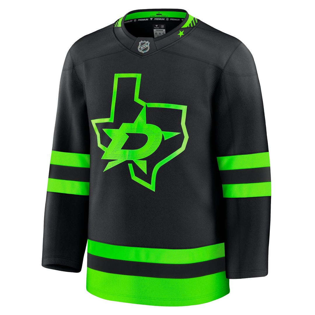 Dallas Stars Fanatics Home Premium Jersey - Kelly Green