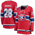 Christian Dvorak Montreal Canadiens Fanatics Women's Home Breakaway Player Jersey - Red