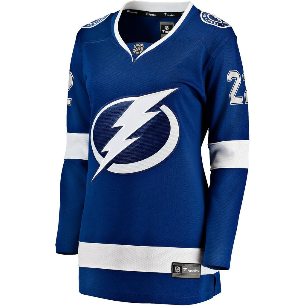 Oliver Bjorkstrand Tampa Bay Lightning Fanatics Women's Home Breakaway Player Jersey - Blue