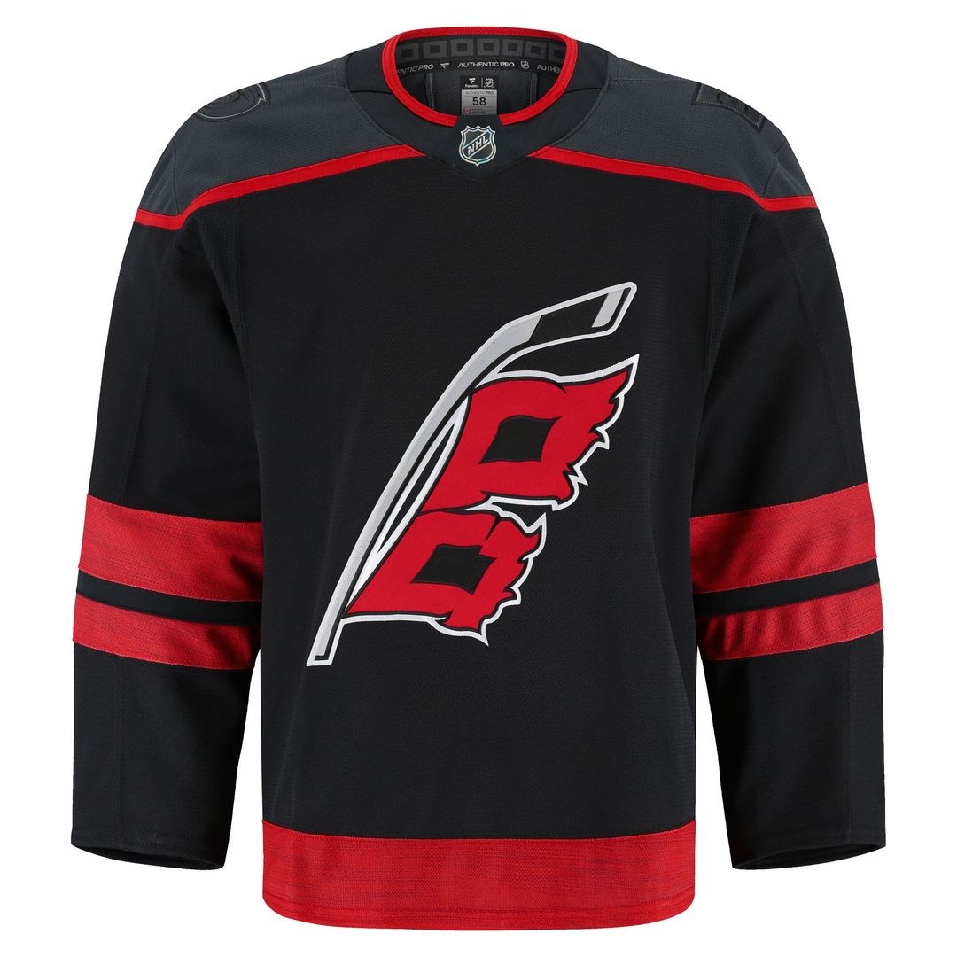 Carolina Hurricanes Fanatics Home Authentic Pro Jersey - Black