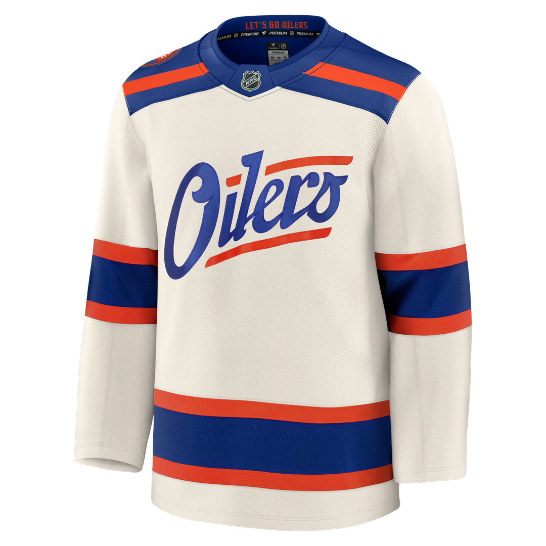 Edmonton Oilers Fanatics Home Premium Jersey - Royal