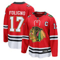 Nick Foligno Chicago Blackhawks Fanatics Centennial Breakaway Player Jersey - Red