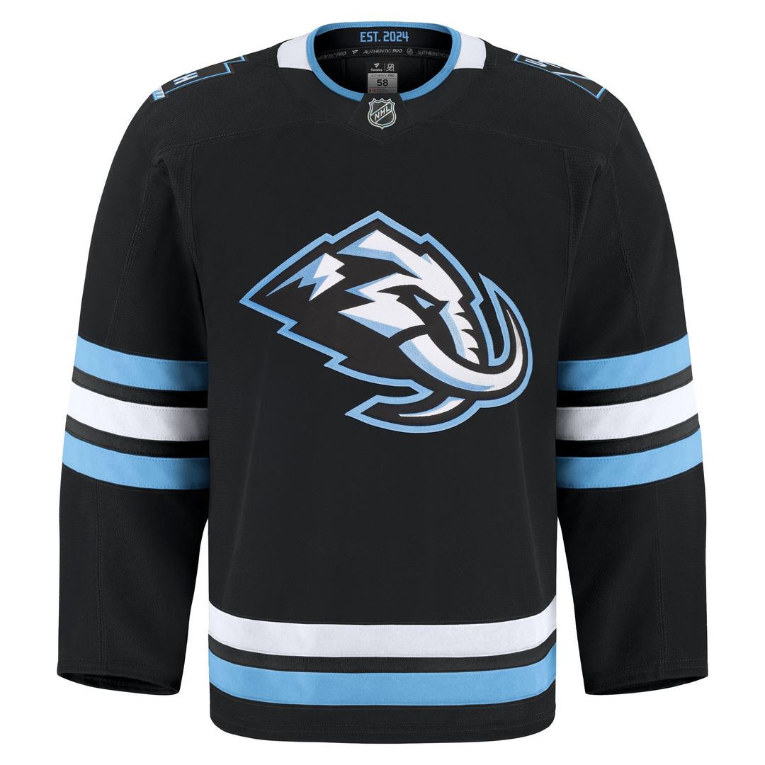 Utah Mammoth Fanatics Home Authentic Pro Jersey - Black