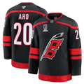 Sebastian Aho Carolina Hurricanes Fanatics 2026 Stanley Cup Champions Home Premium Patch Jersey - Black