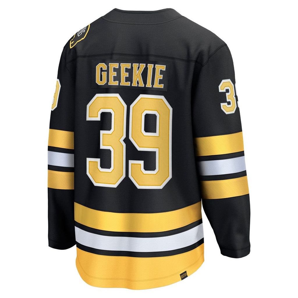 Morgan Geekie Boston Bruins Fanatics Home Breakaway Player Jersey - Black