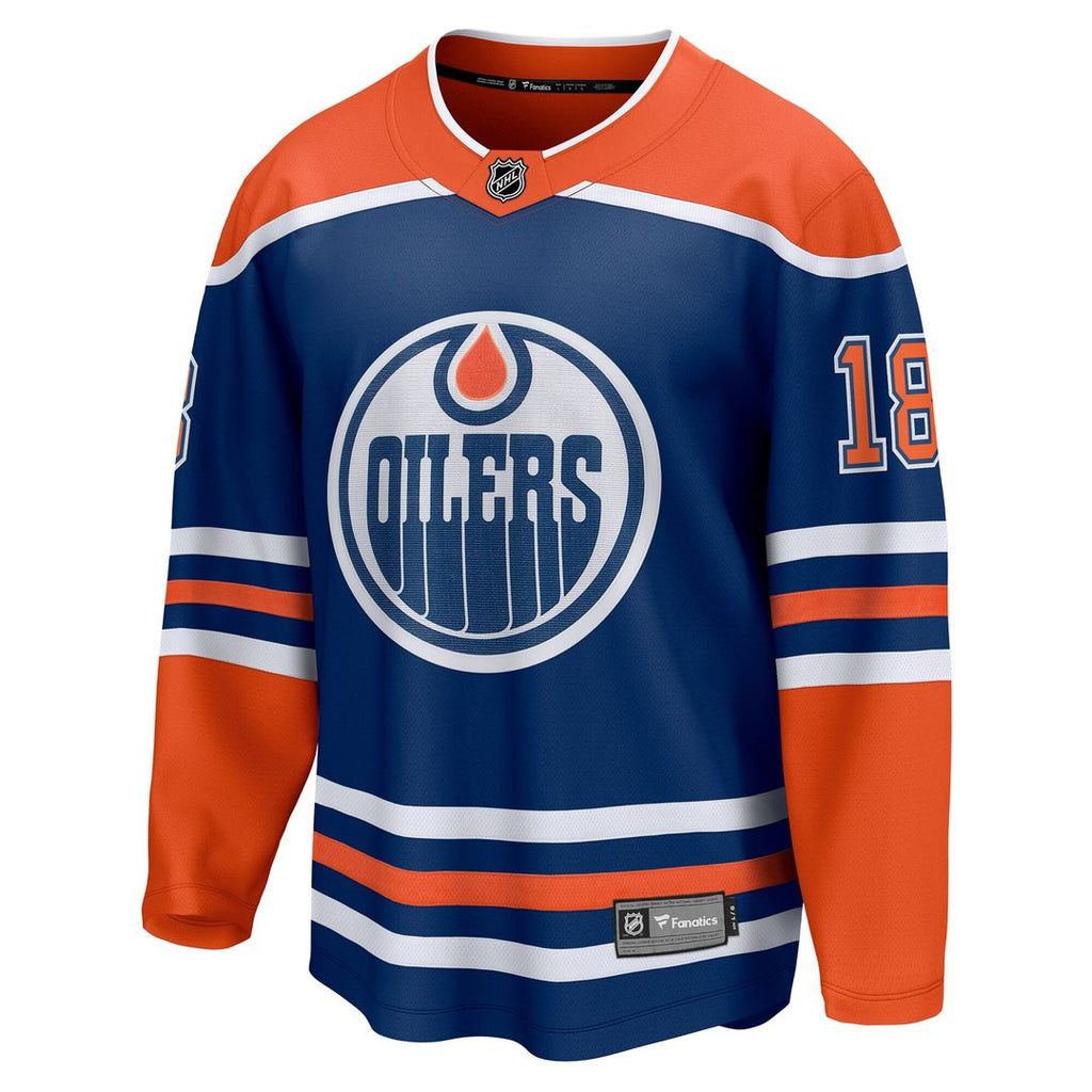 Zach Hyman Edmonton Oilers Fanatics Home Breakaway Player Jersey - Royal