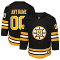 Boston Bruins Youth Home Custom Premier Jersey - Black