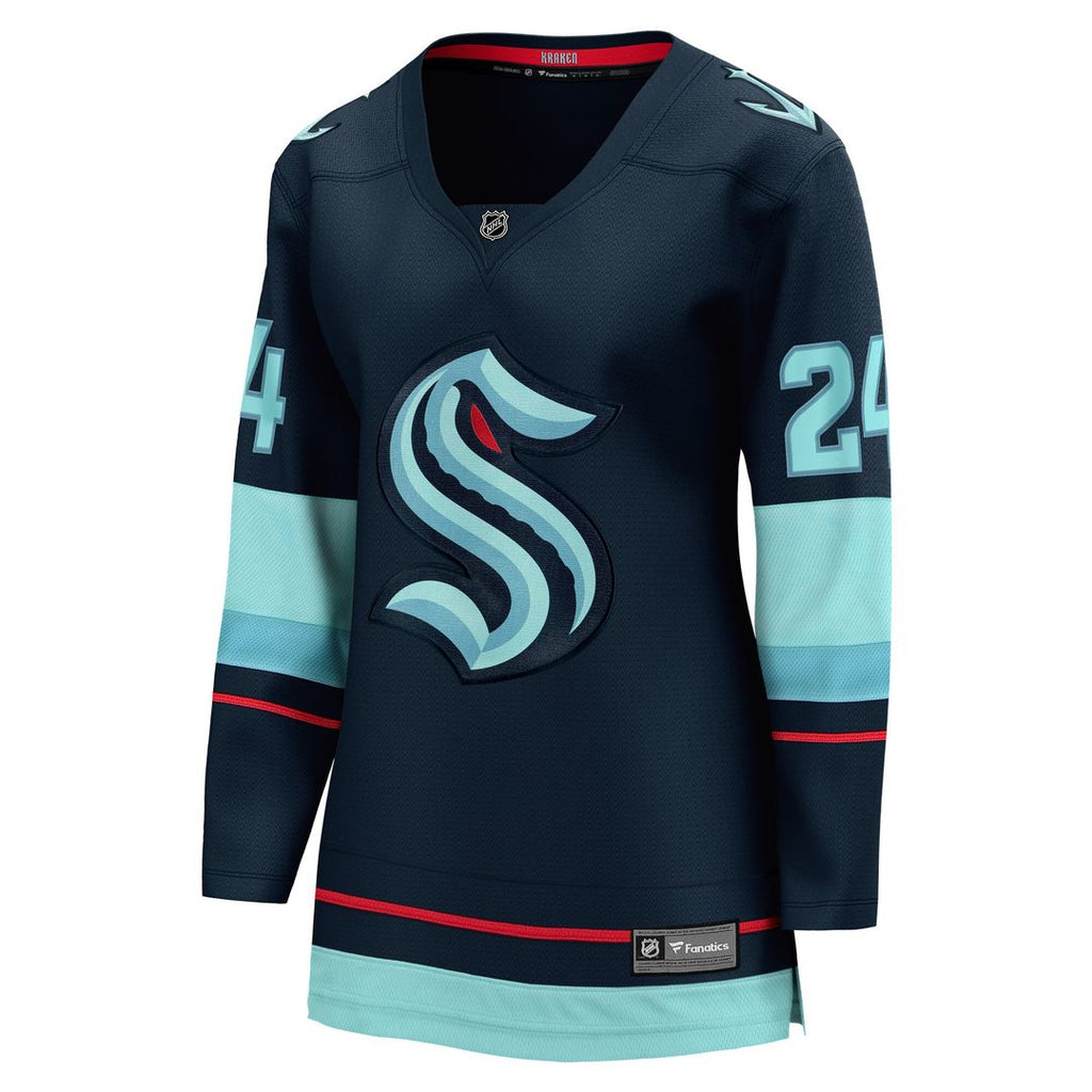 Jamie Oleksiak Seattle Kraken Fanatics Women's Home Breakaway Player Jersey - Deep Sea Blue