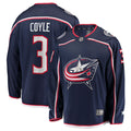 Charlie Coyle Columbus Blue Jackets Fanatics Home Breakaway Jersey - Navy