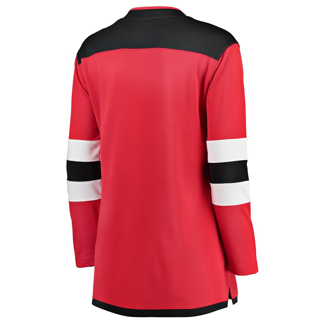 New Jersey Devils Fanatics Women's Home Breakaway Jersey - Red