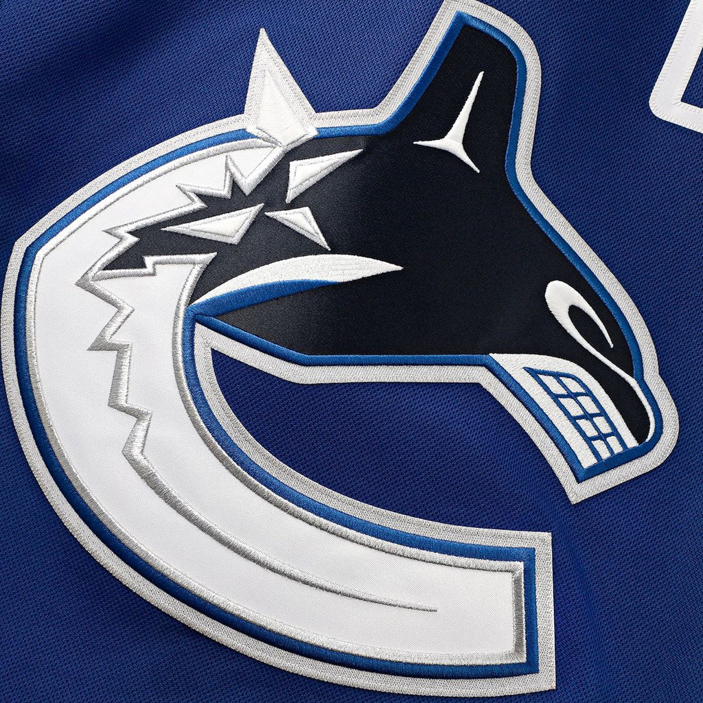 Vancouver Canucks Fanatics Home Premium Custom Jersey - Blue