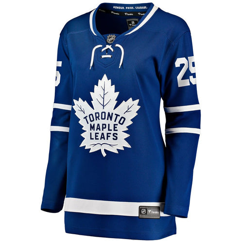 Brandon Carlo Toronto Maple Leafs Fanatics Women's Home Breakaway Player Jersey - Blue