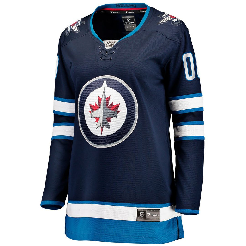 Winnipeg Jets Fanatics Women's Home Breakaway Custom Jersey - Blue