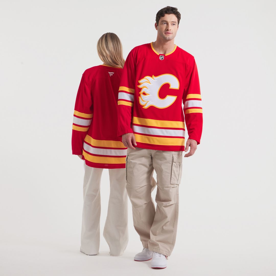 Calgary Flames Fanatics Home Premium Jersey - Red