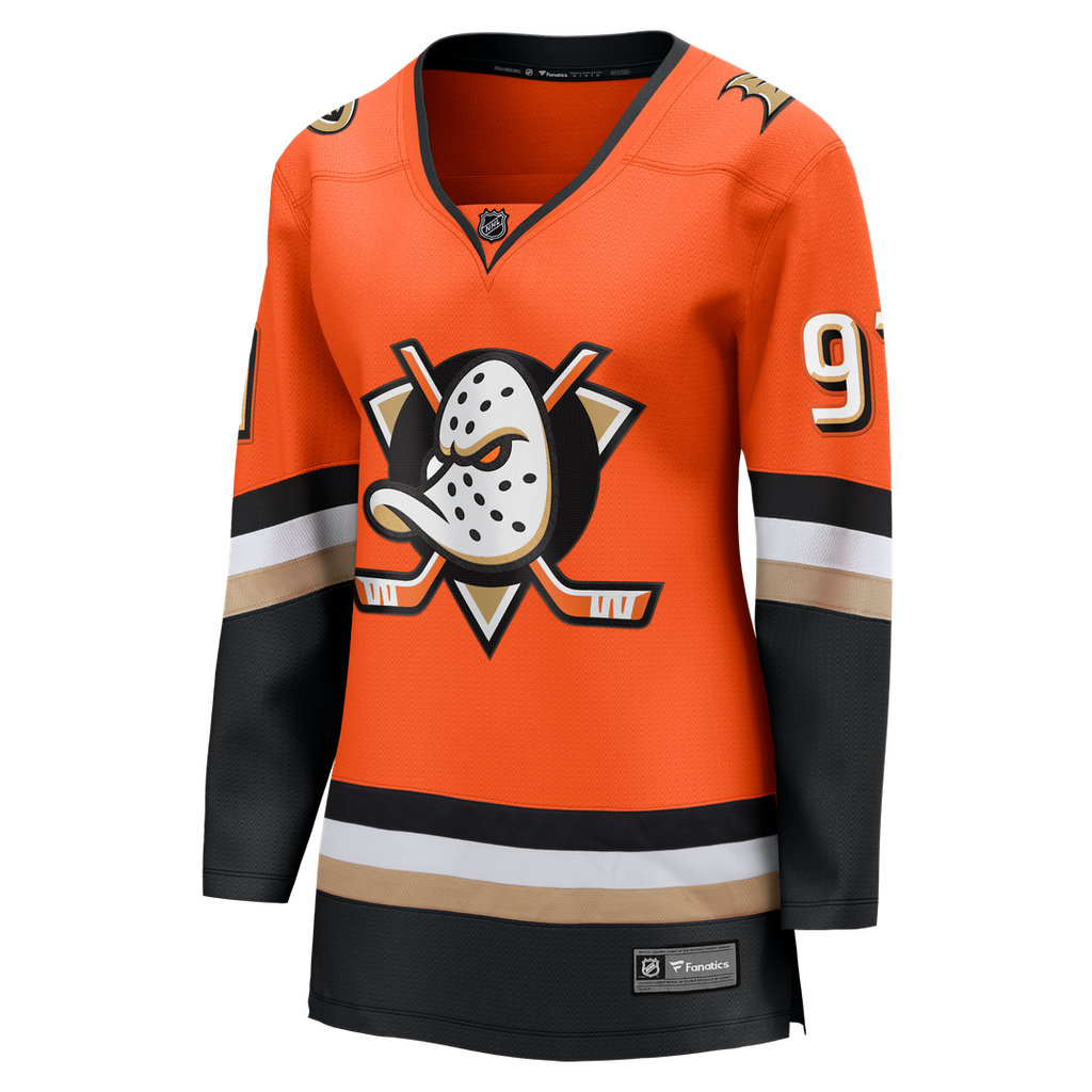 Leo Carlsson Anaheim Ducks Fanatics Women's Home Breakaway Jersey - Orange