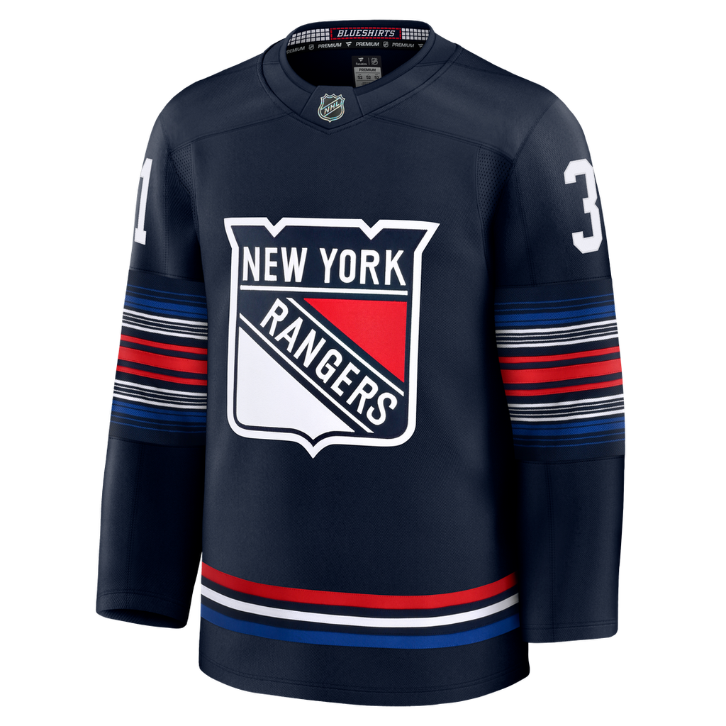 Igor Shesterkin New York Rangers Fanatics Home Premium Jersey - Blue