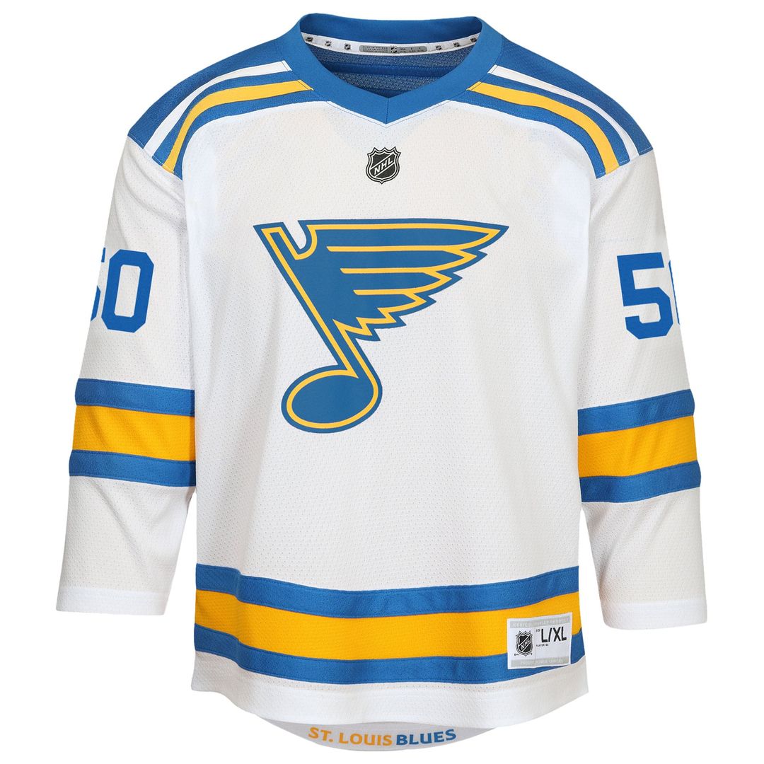 Jordan Binnington St. Louis Blues Outerstuff Youth Home Replica Player Jersey - Blue