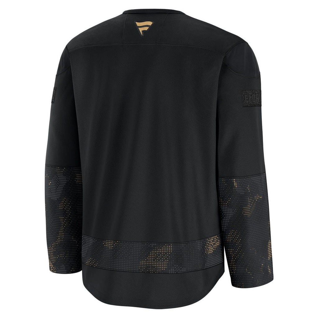 Florida Panthers Fanatics 2024 Military Appreciation Practice Jersey - Black