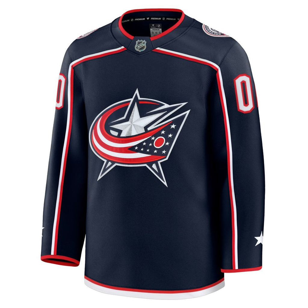 Columbus Blue Jackets Fanatics Home Premium Custom Jersey - Navy