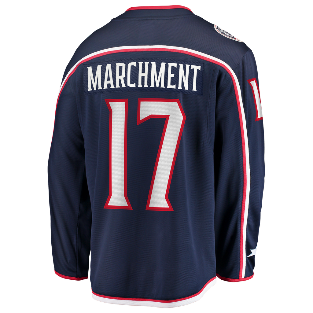 Mason Marchment Columbus Blue Jackets Fanatics Home Premier Breakaway Player Jersey - Navy