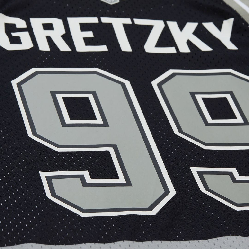 Wayne Gretzky Los Angeles Kings Mitchell & Ness Unisex Maxxed Out Fashion Basketball Jersey - Black