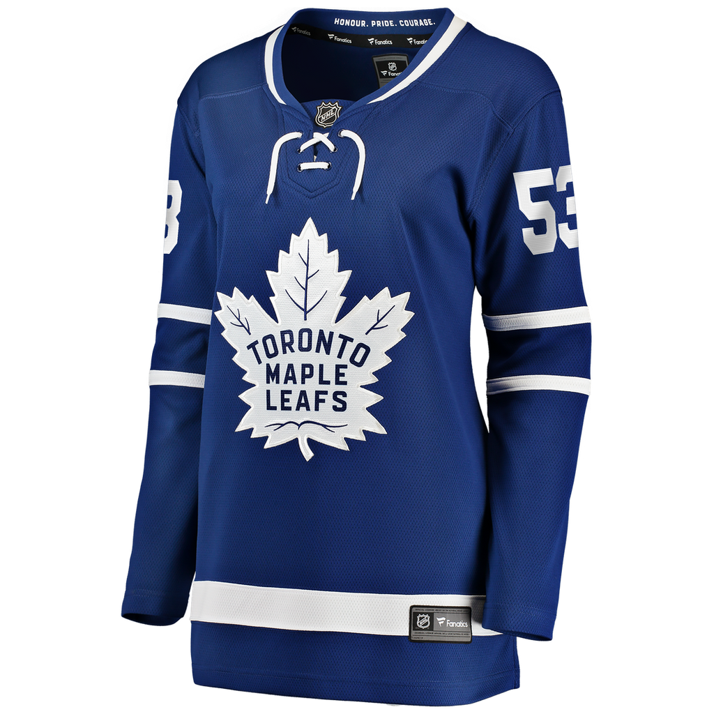 Easton Cowan Toronto Maple Leafs Indiana Women's Home Breakaway Jersey - Blue