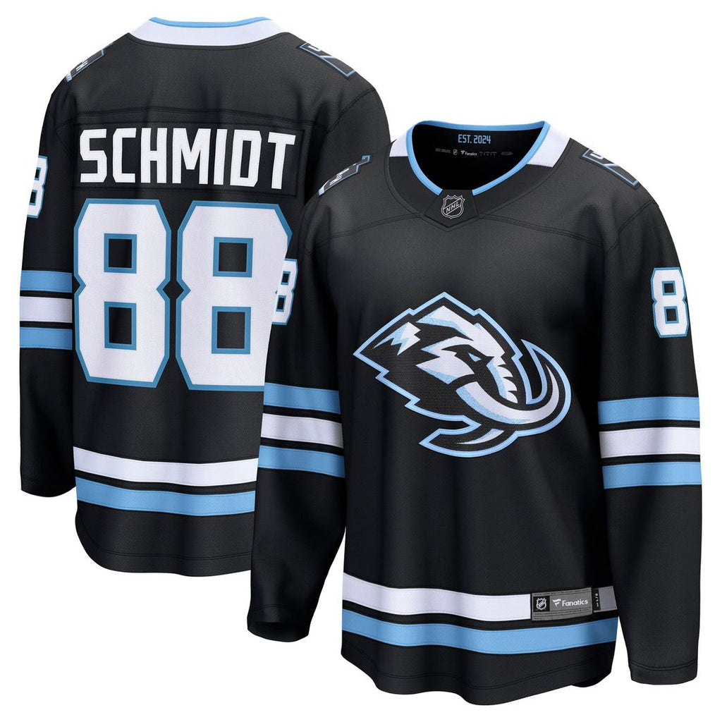Nate Schmidt Utah Mammoth Fanatics Home Breakaway Player Jersey - Black