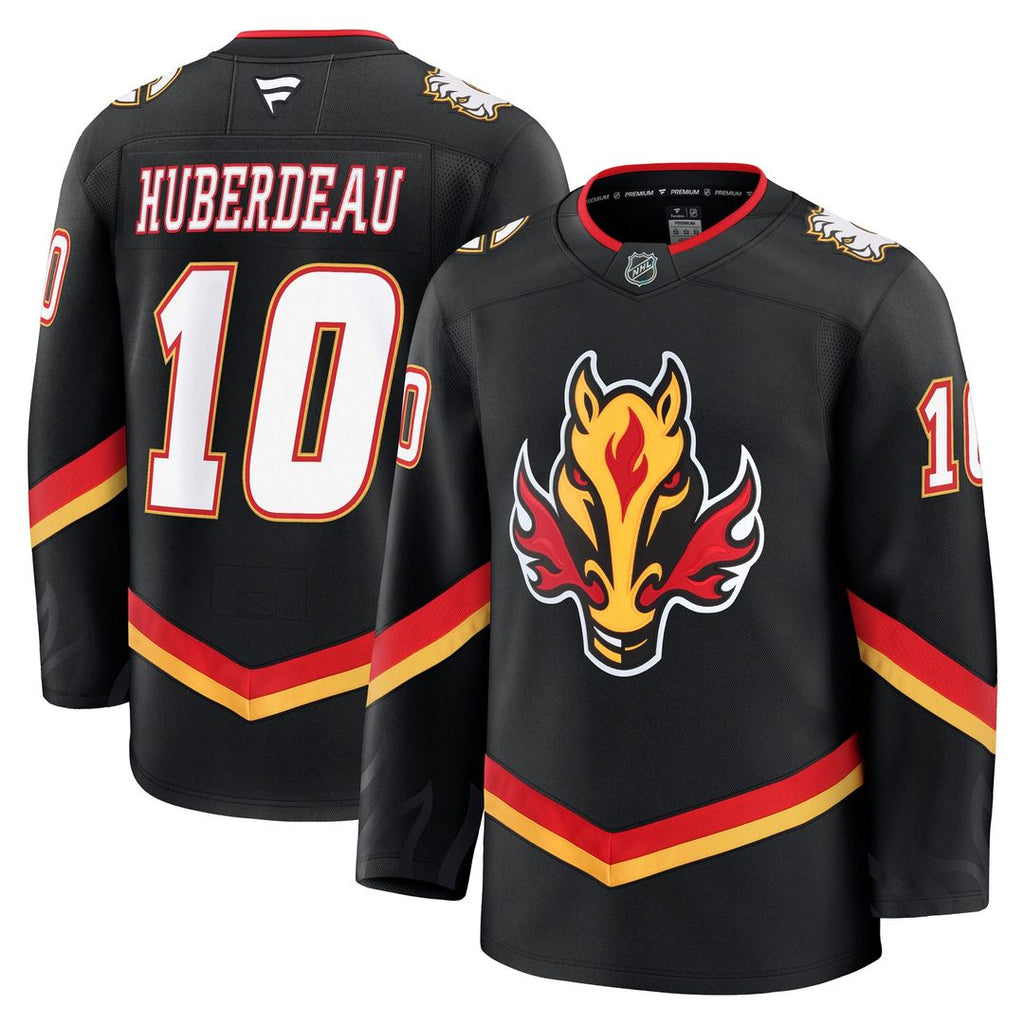 Jonathan Huberdeau Calgary Flames Fanatics Alternate Premium Jersey - Black
