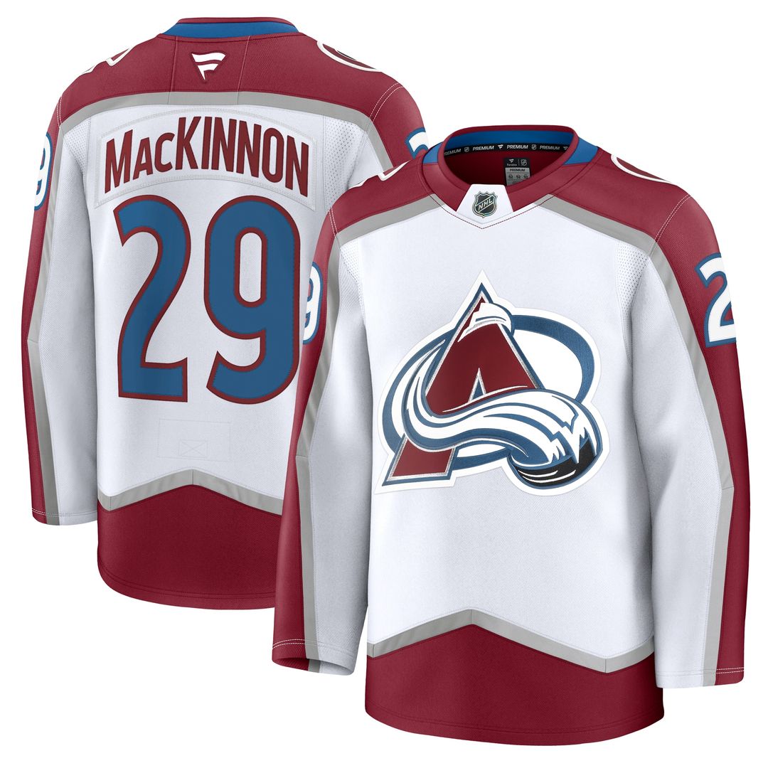 Nathan MacKinnon Colorado Avalanche Fanatics Home Premium Jersey - Burgundy