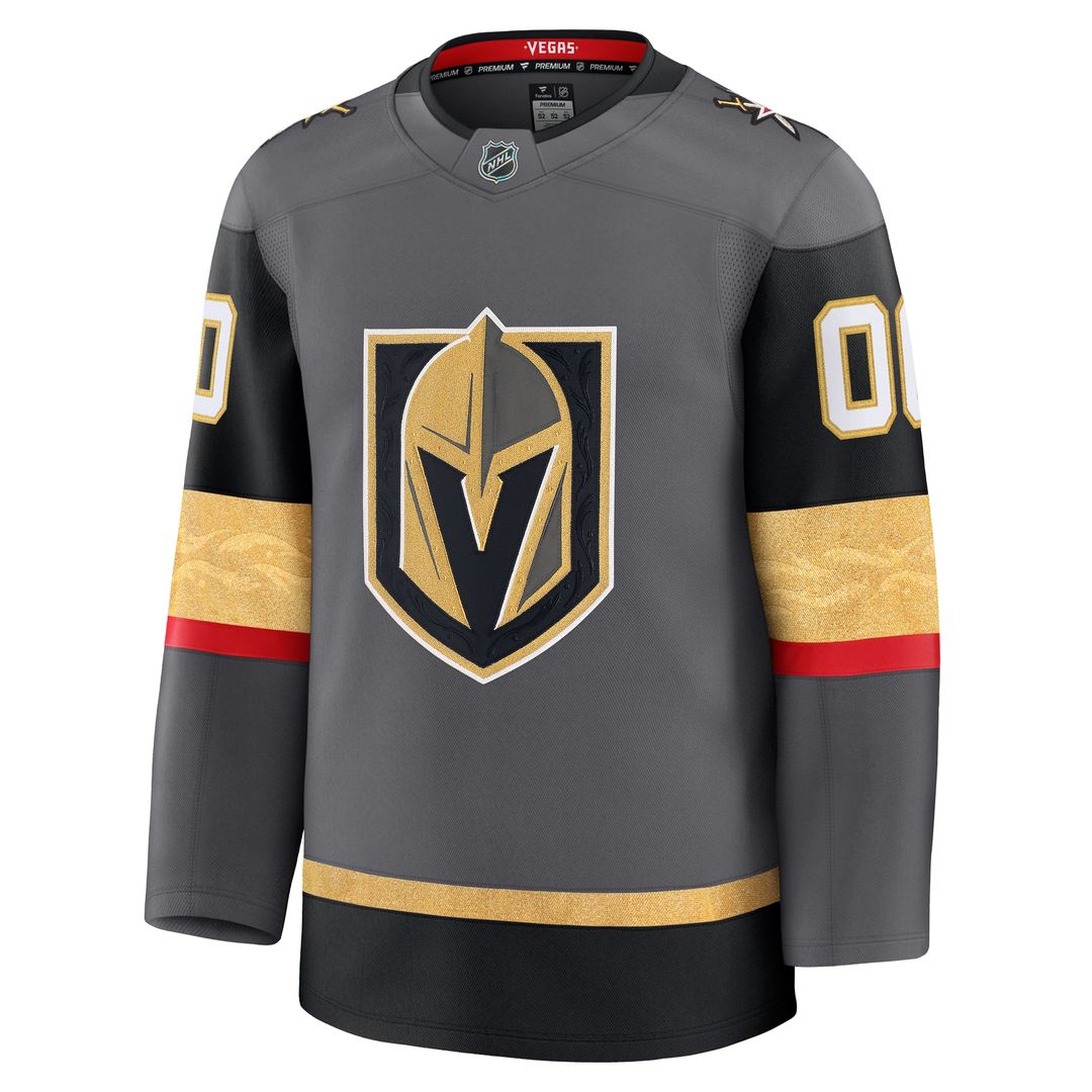 Vegas Golden Knights Fanatics Home Premium Custom Jersey - Gold